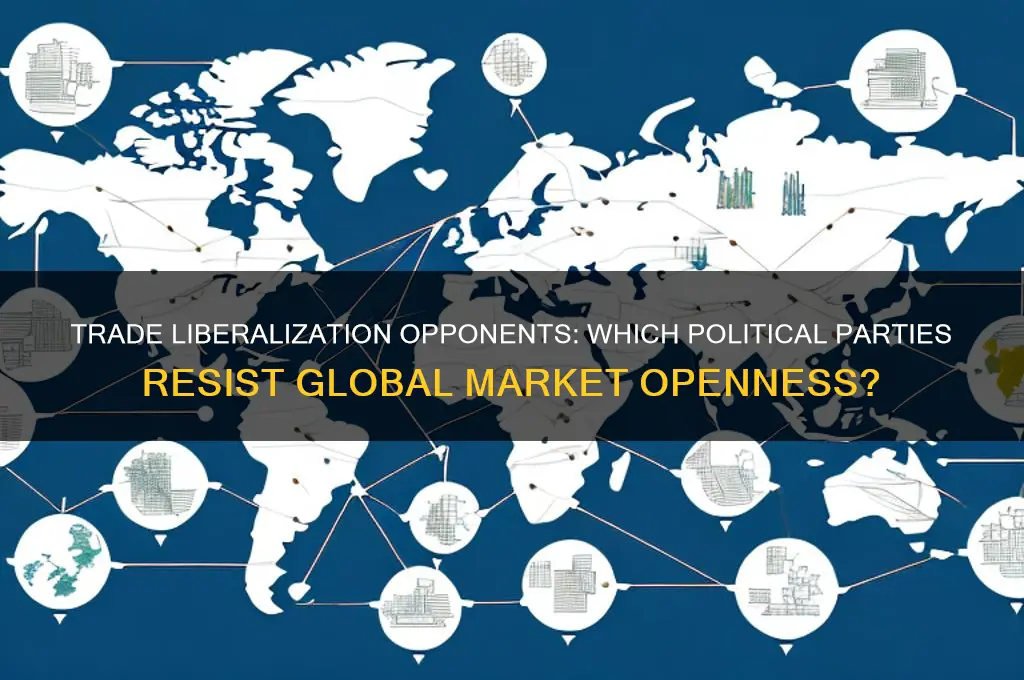 which political party is against trade liberalization