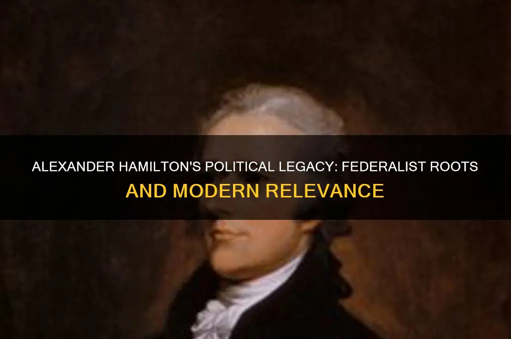which political party is alexajder hamilton