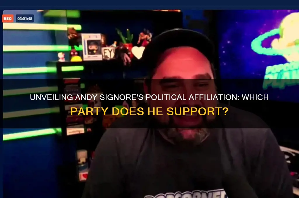 which political party is andy signore