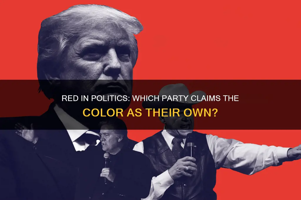which political party is associated withtthe color red