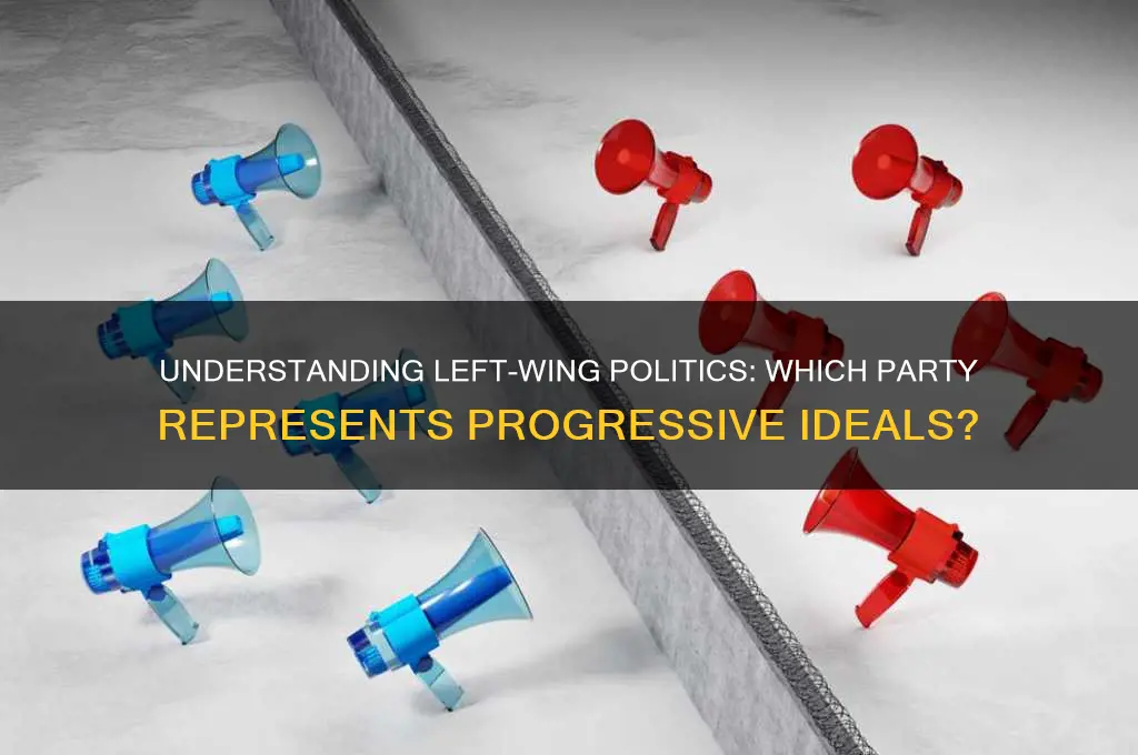 which political party is considered left