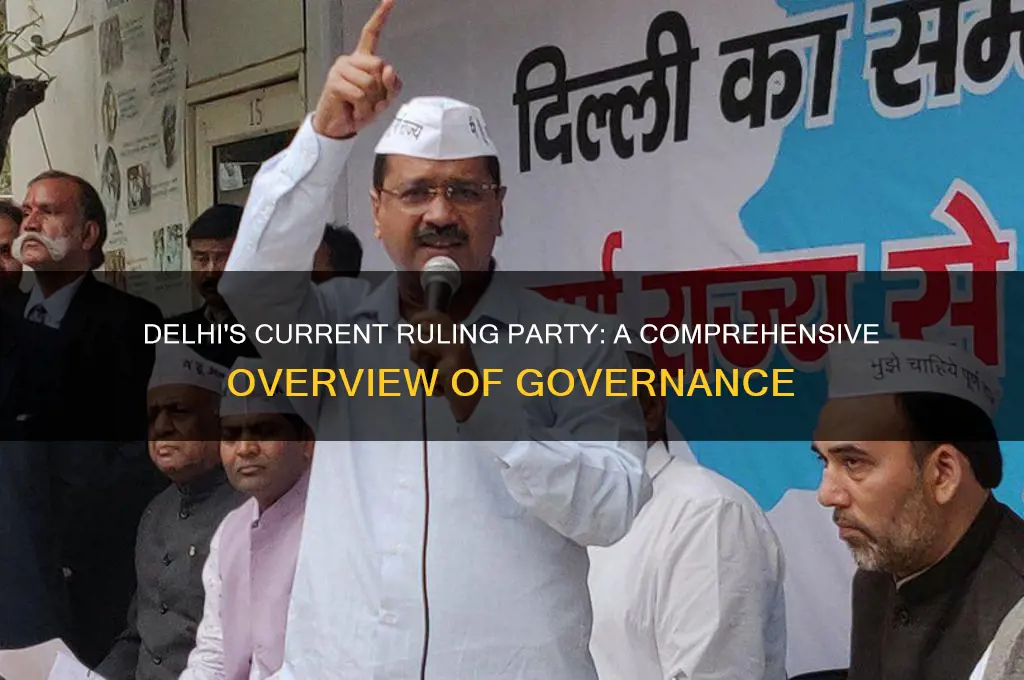 which political party is currently in power in delhi