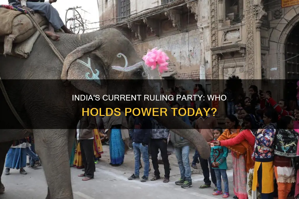which political party is currently in power in india