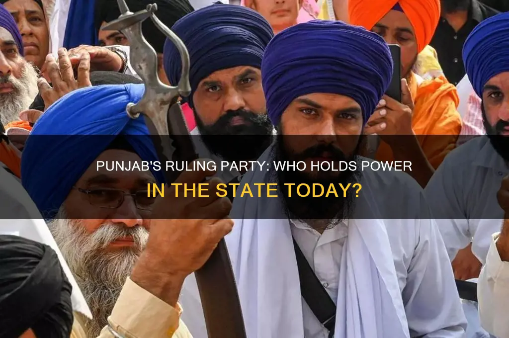 which political party is currently in power in punjab