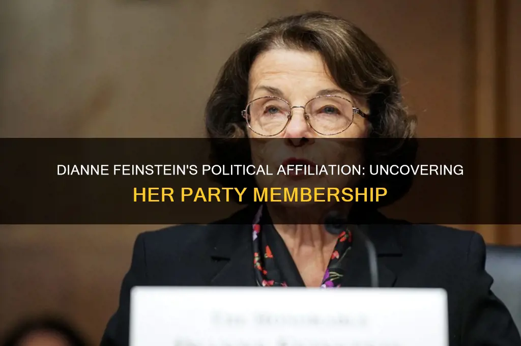 which political party is dianne feinstein from