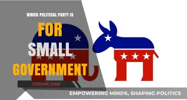 Small Government Advocates: Which Political Party Truly Champions Limited Governance?