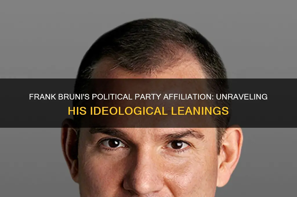 which political party is frank bruni