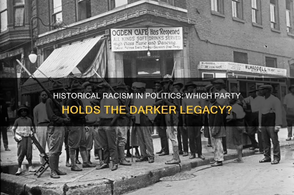 which political party is historicly more racist