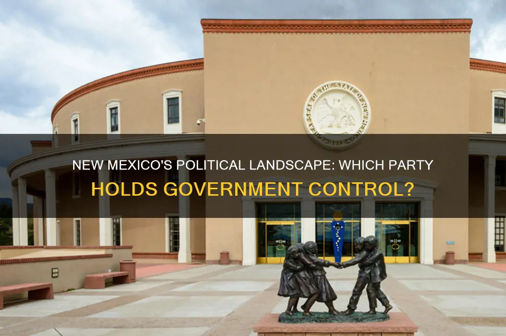 which political party is in control of new mexico government