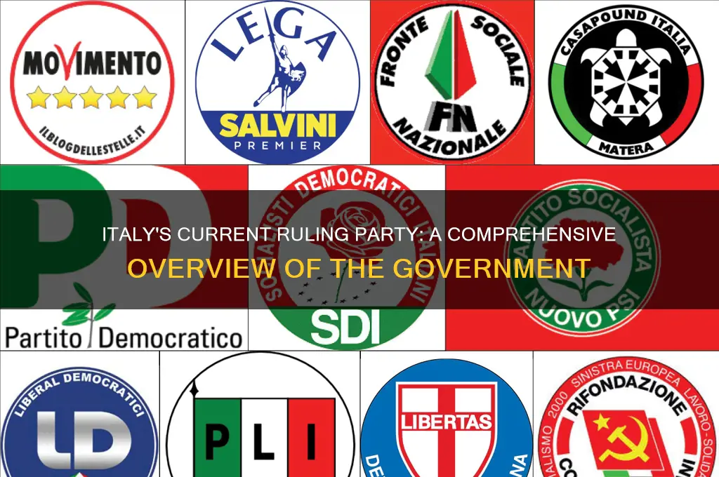 which political party is in government in italy