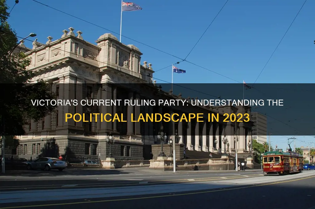 which political party is in government in victoria