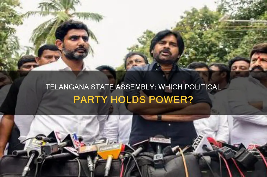 which political party is in the state assembly of telengana