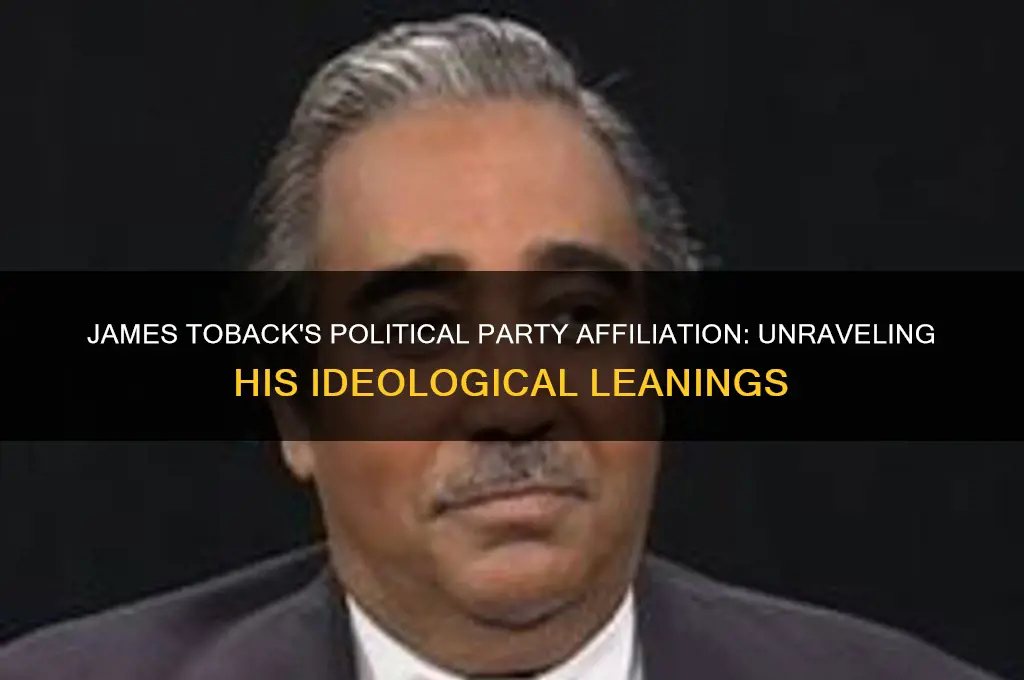 which political party is james toback