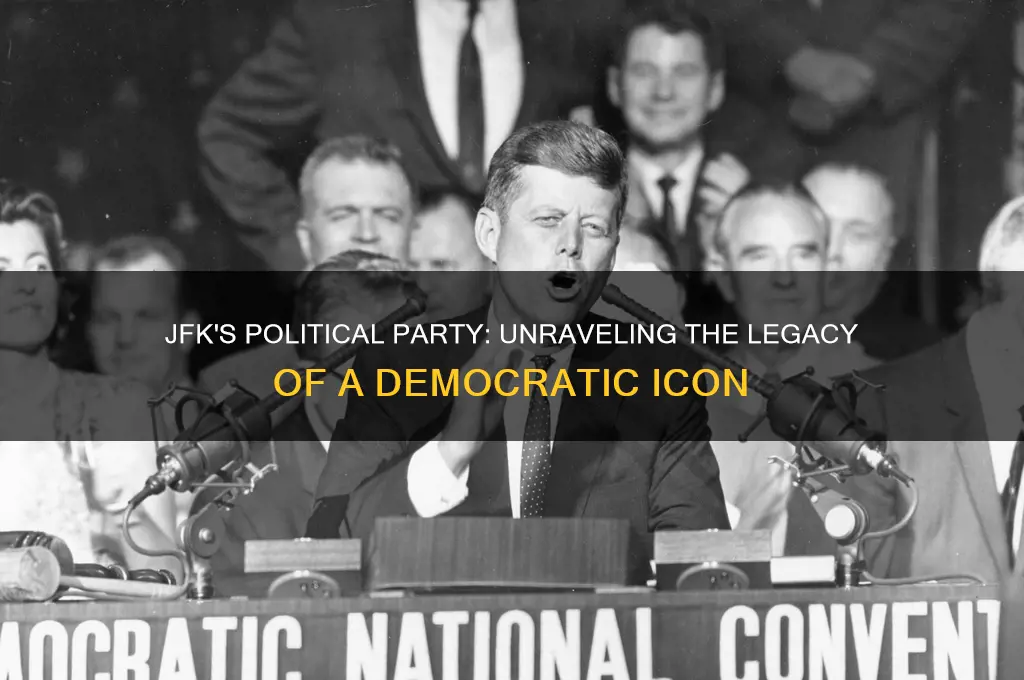 which political party is jfk form
