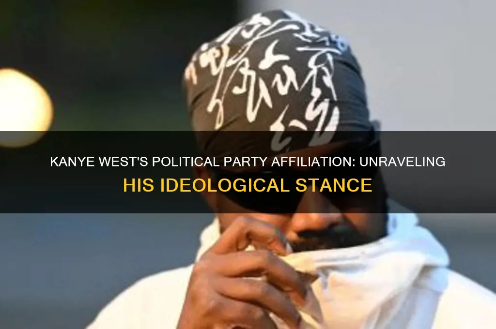 which political party is kanye west