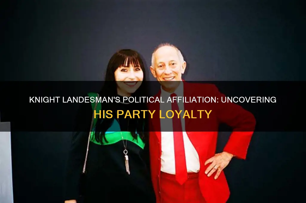 which political party is knight landesman