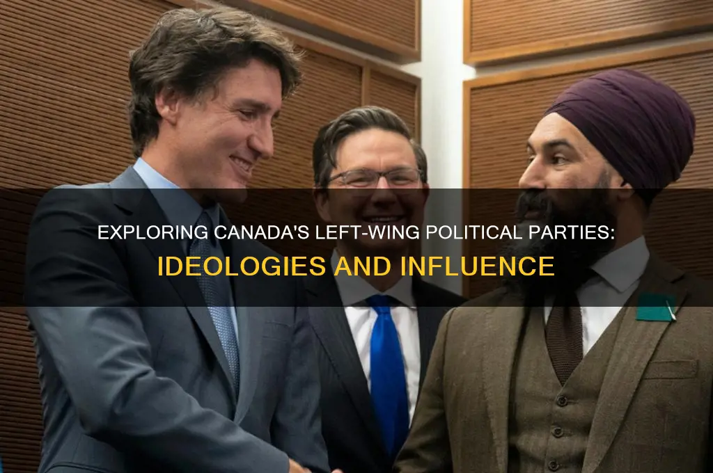 which political party is left wing in canada
