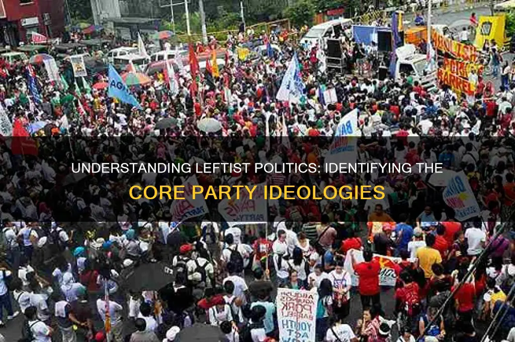which political party is leftist