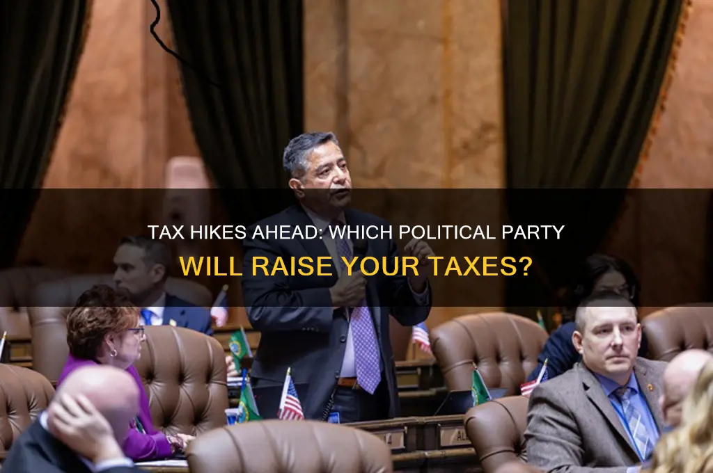 which political party is likely to raise taxes