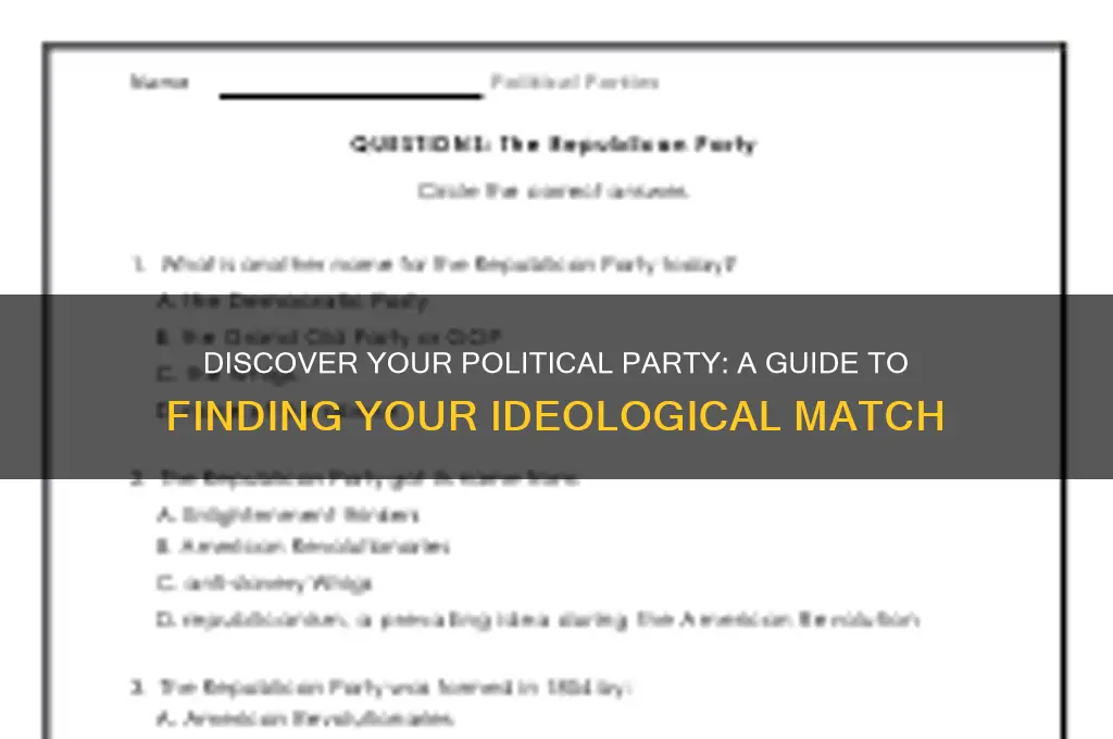 which political party is mine