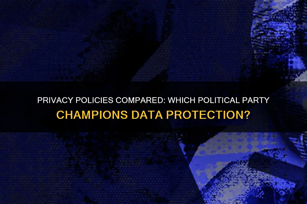 which political party is more for privacy