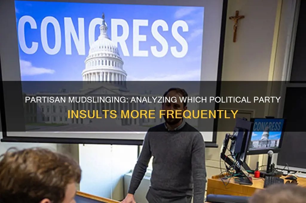 which political party is more insulting to the other party