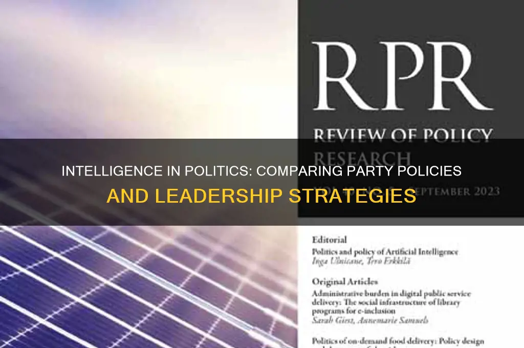 which political party is more intelligent