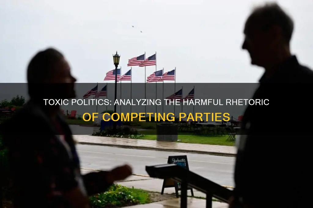 which political party is more toxic