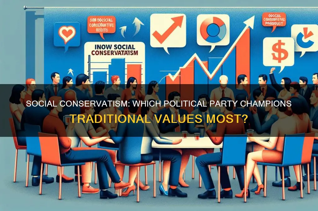 which political party is most associated with social conservatism