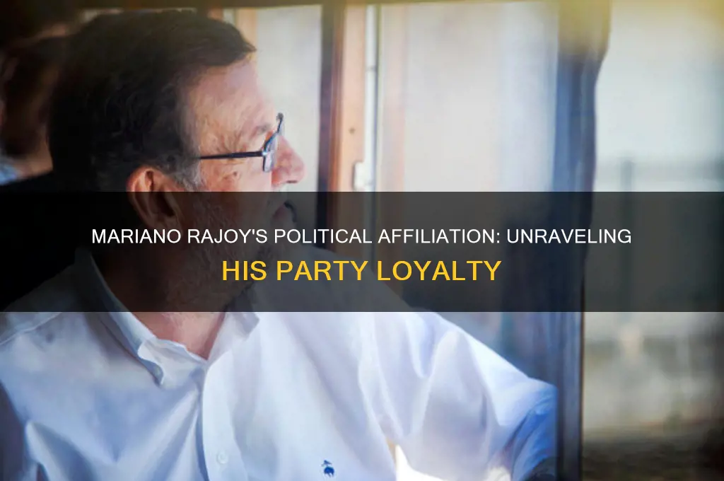 which political party is rajoy