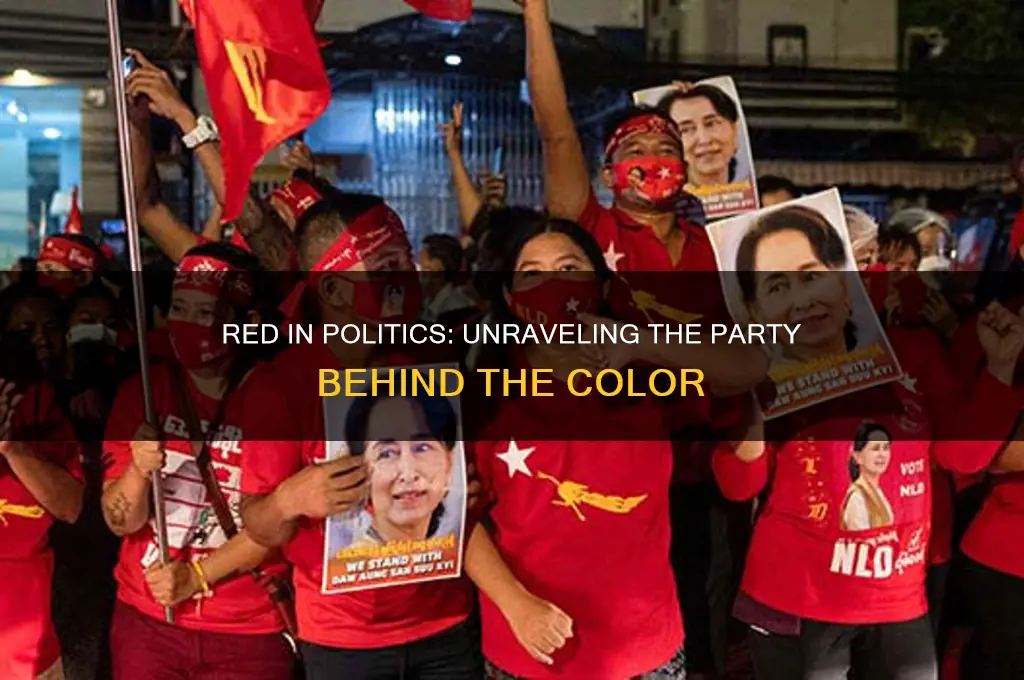 which political party is red