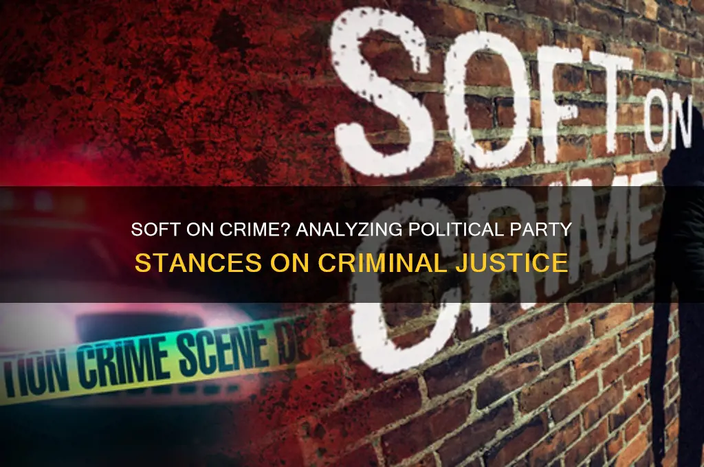 which political party is soft on crime