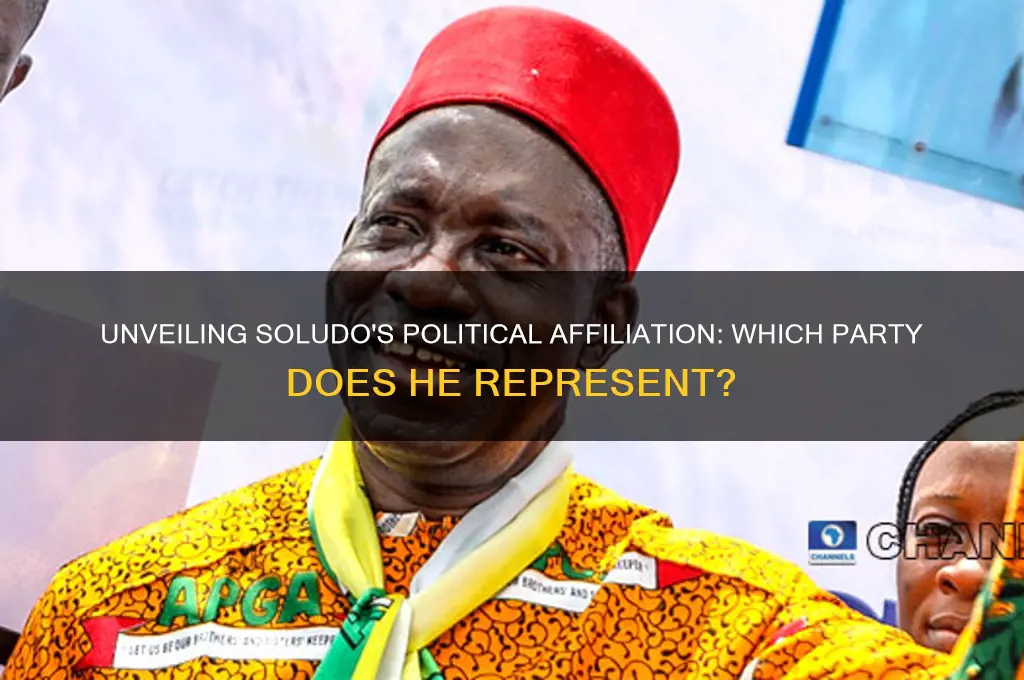 which political party is soludo