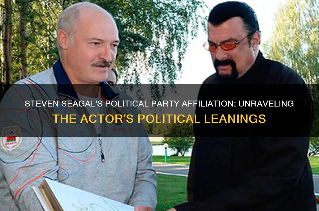 which political party is steven segal
