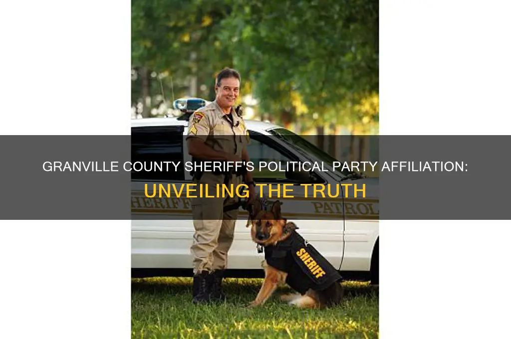 which political party is the granvile county sherrif affiliated