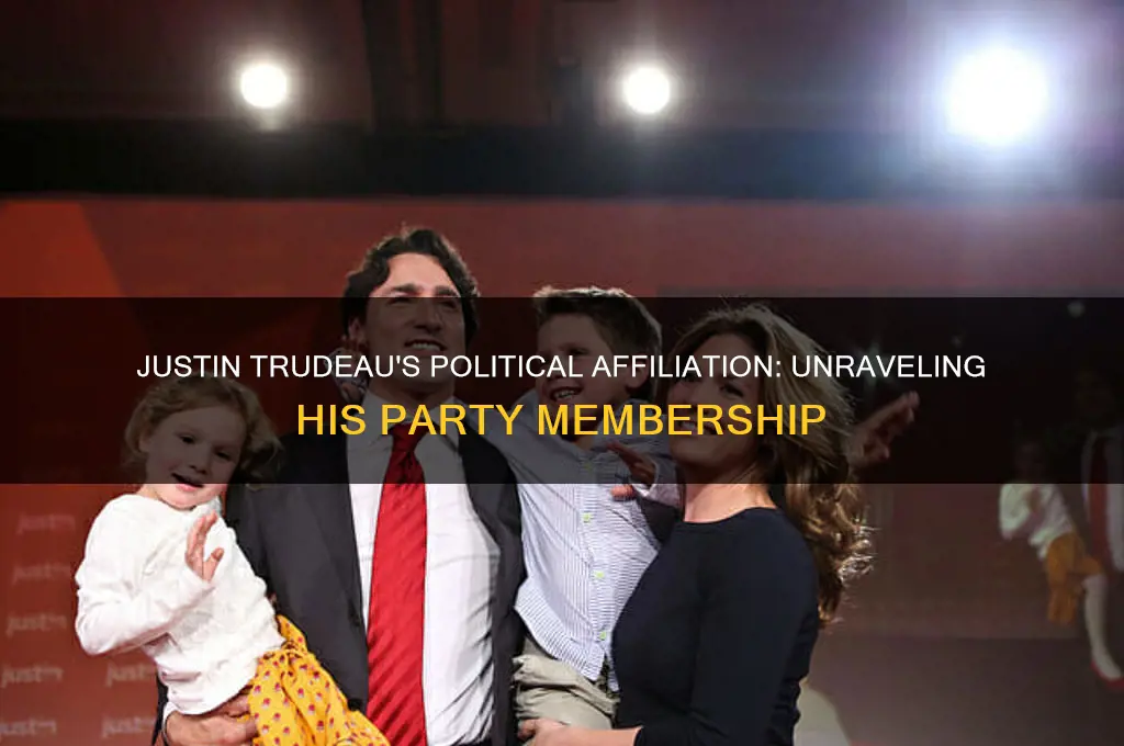 which political party is trudeau