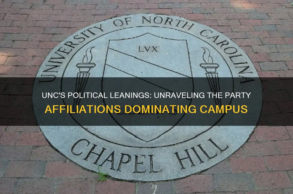 which political party is unc primarily