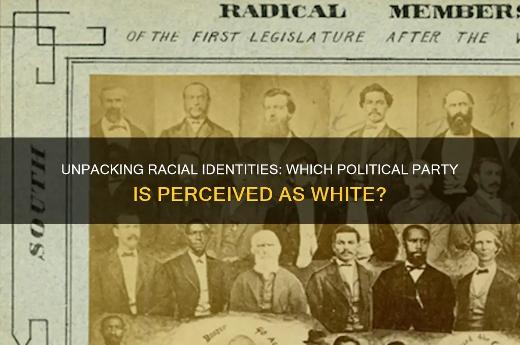 which political party is white