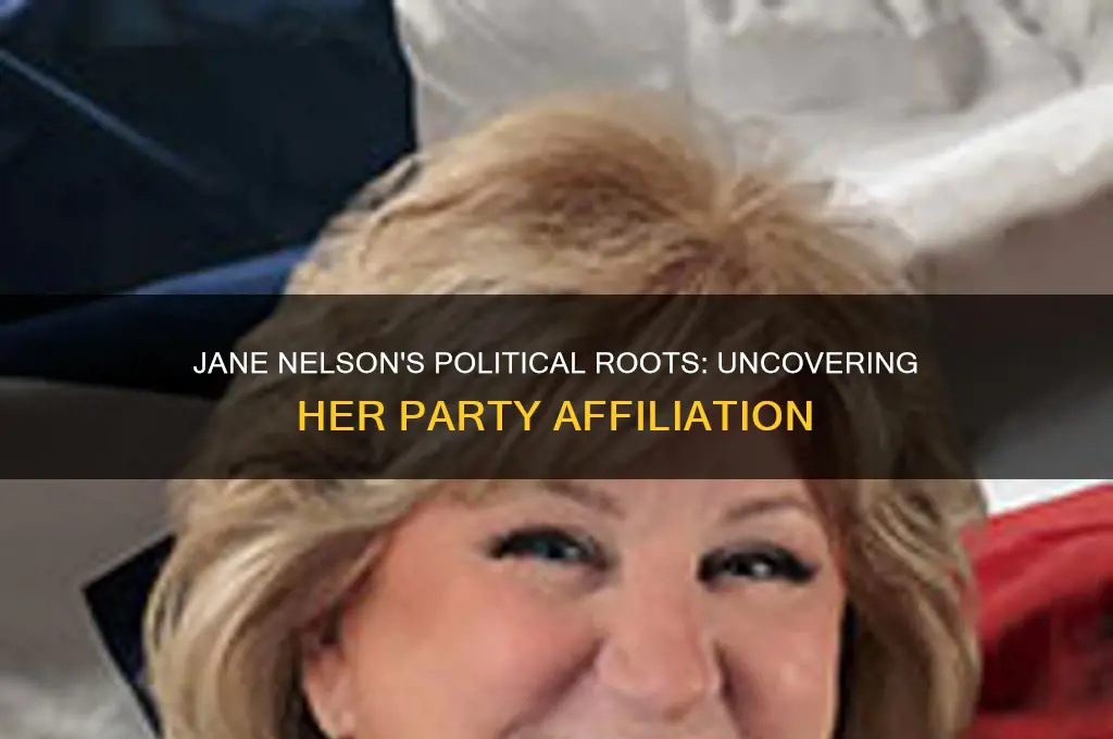 which political party jane nelson came from