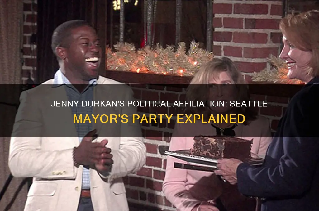 which political party jenny durkan seattle mayor