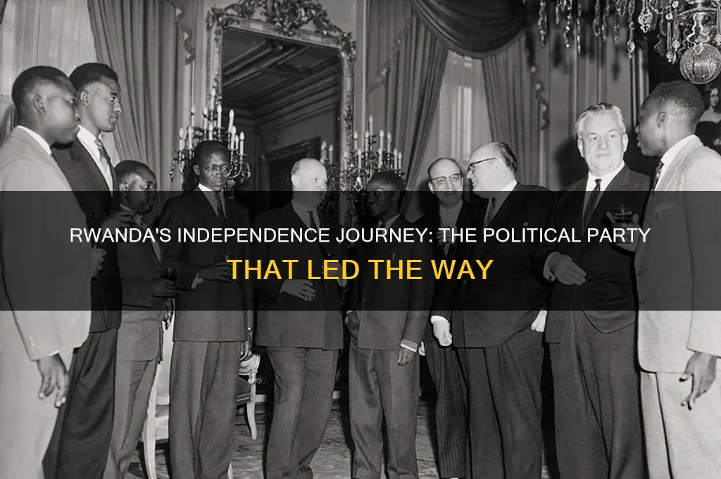which political party led rwanda to independence