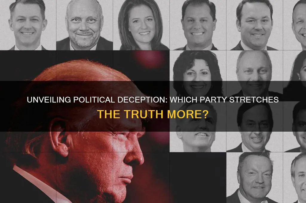 which political party lies more