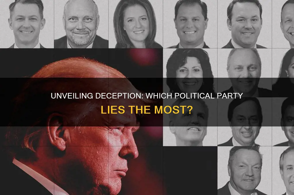 which political party lies the most
