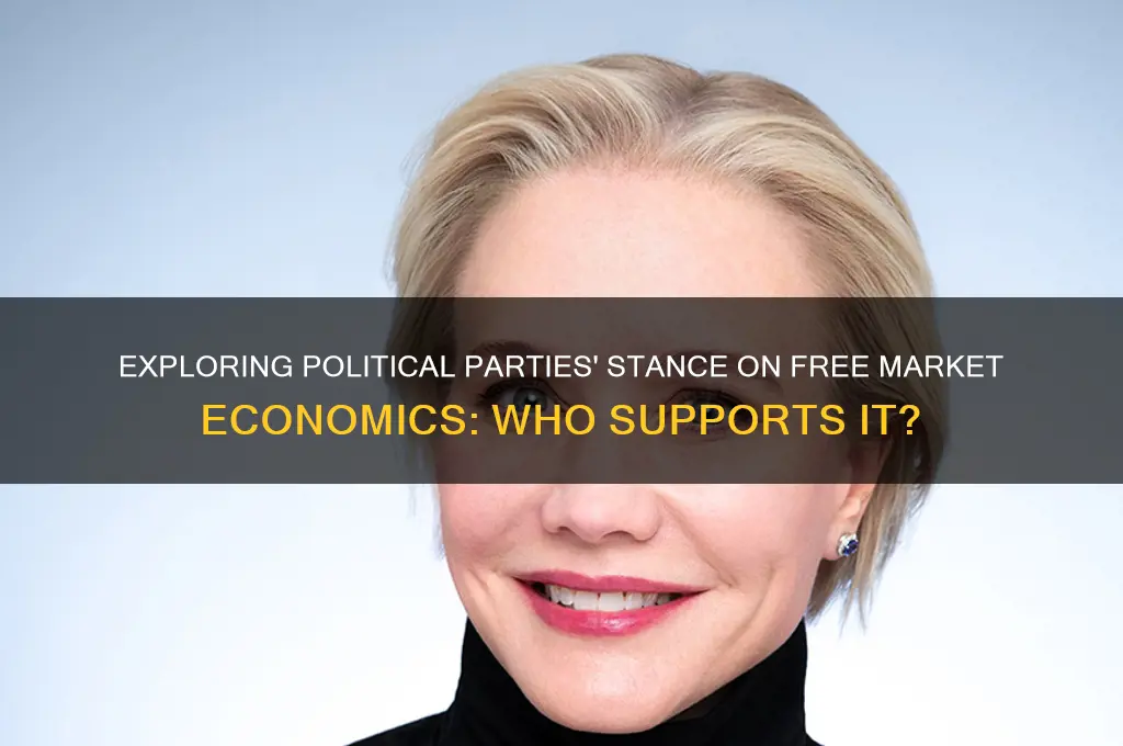 which political party likes free market