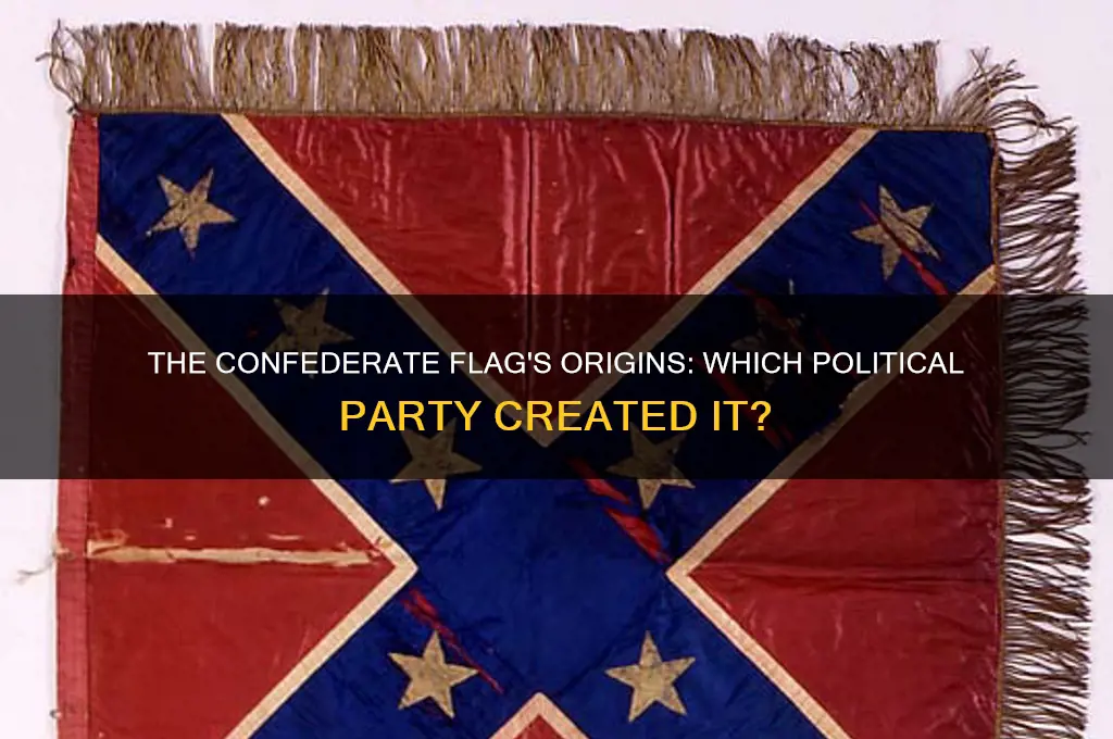 which political party made the confederate flag