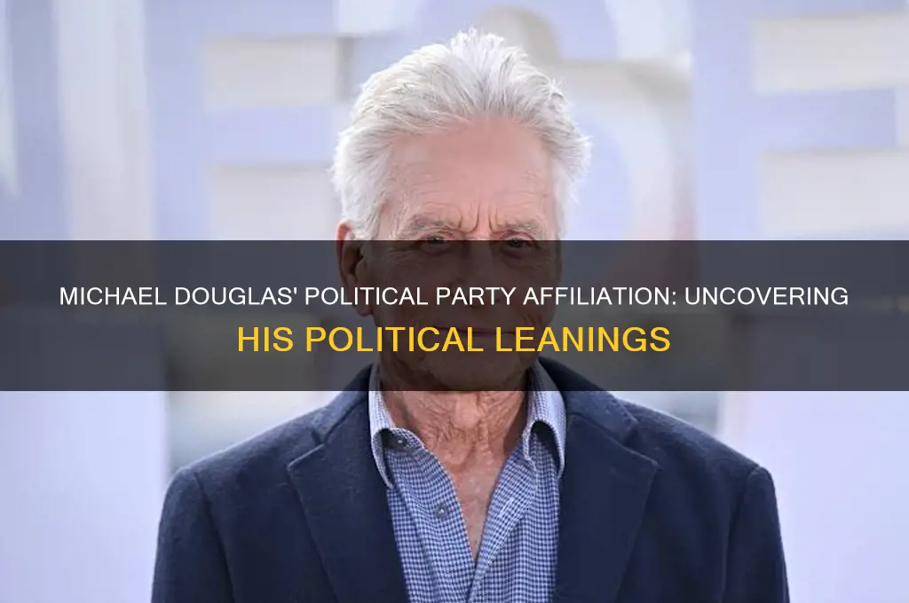 which political party michael douglas