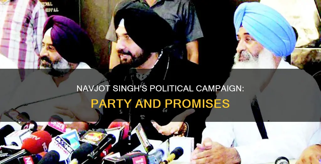 which political party navjot singh is campaign