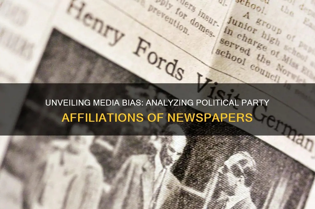 which political party newspapers support