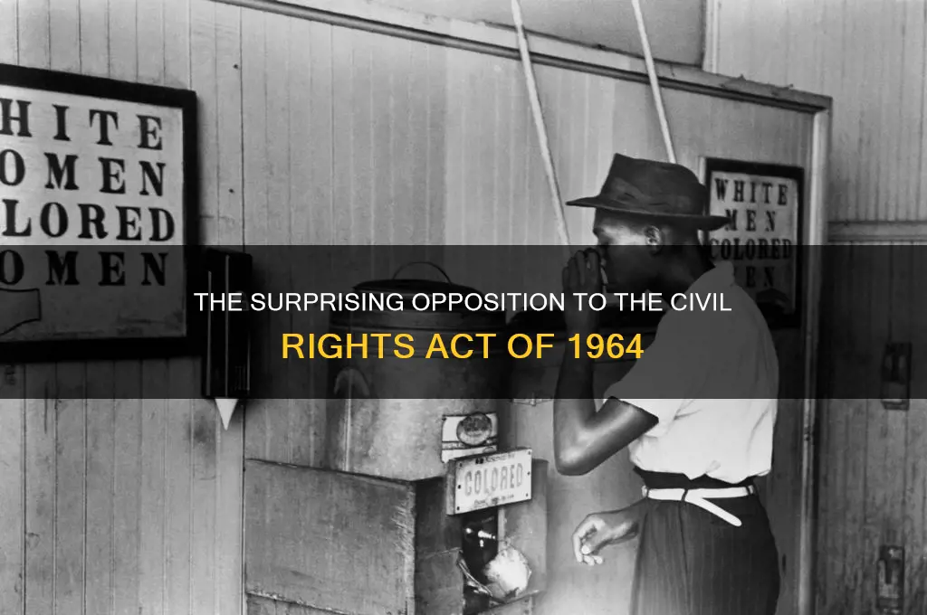 which political party opposed the civil rights act 1964
