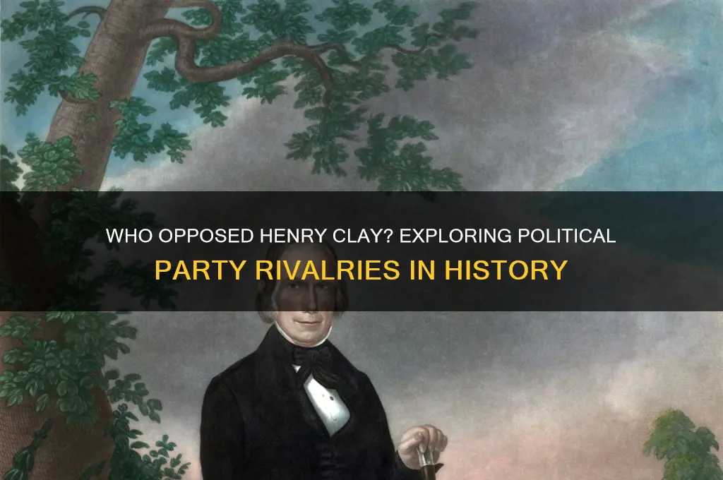 which political party opposes henry clay